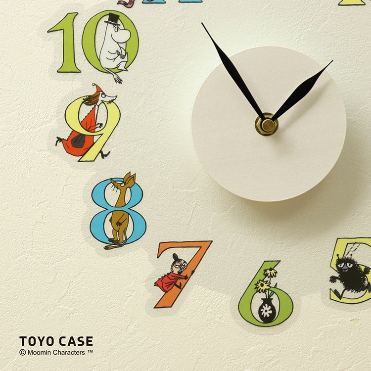 ウォールクロックステッカー ムーミンシリーズ