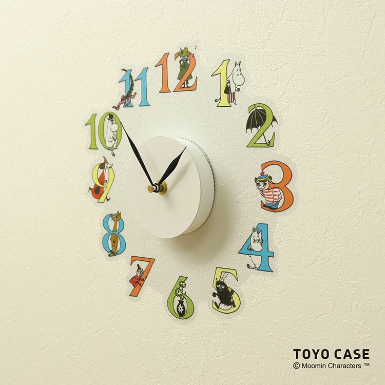 ウォールクロックステッカー ムーミンシリーズ