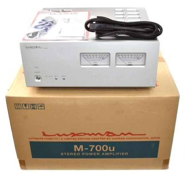 ★美品★ LUXMAN ラックスマン M-700U ステレオパワーアンプ 中古 元箱付き