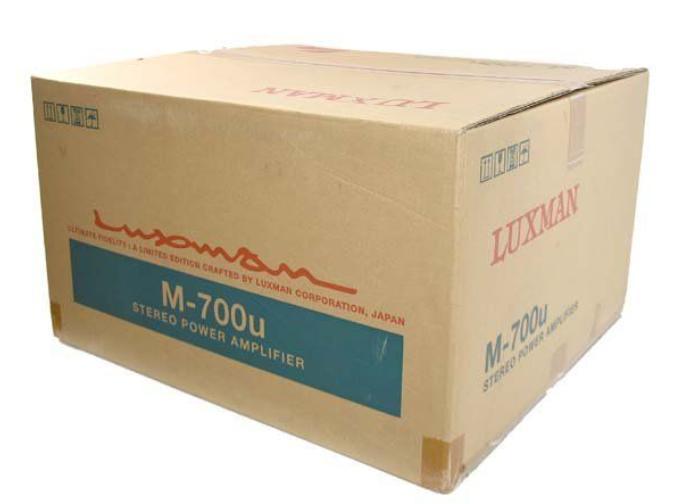 ★美品★ LUXMAN ラックスマン M-700U ステレオパワーアンプ 中古 元箱付き