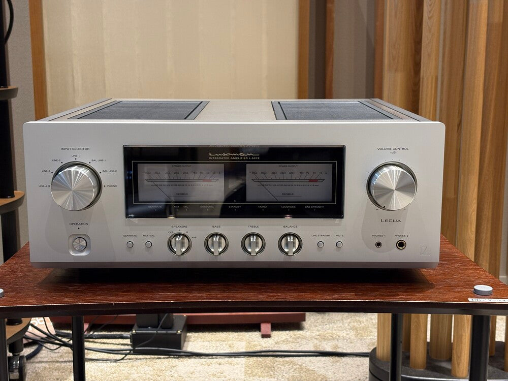 中古整備済み LUXMAN L-507Z プリメインアンプ元箱付き 付属品完備美品