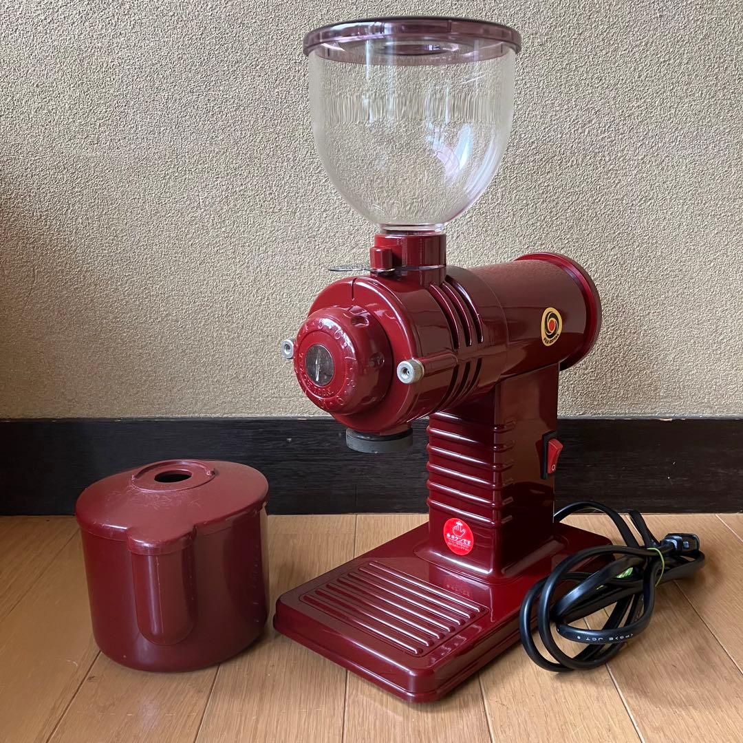 中古　箱なし　フジローヤル みるっこ コーヒーミル グラインダー レッド
